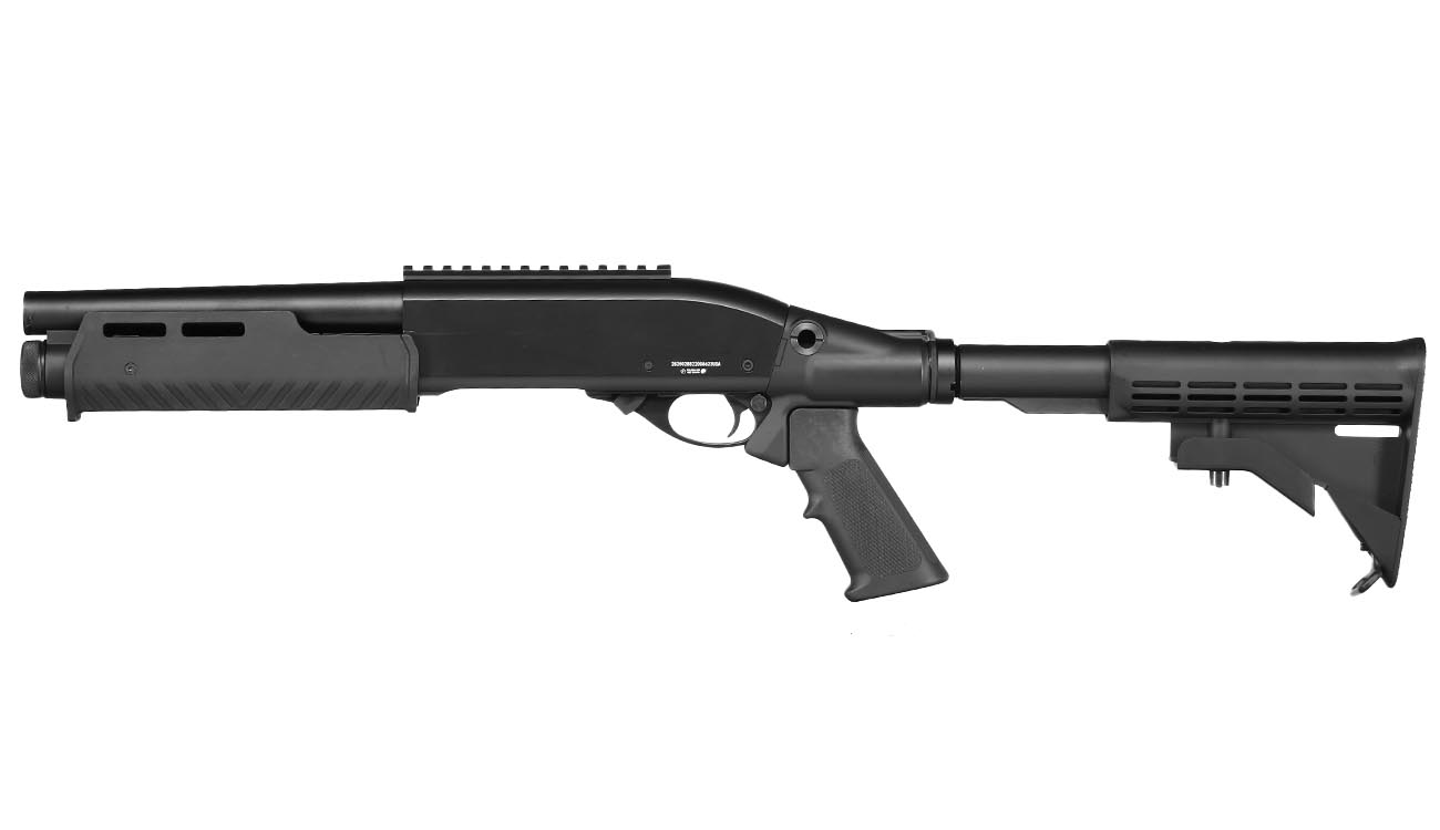 Jag Arms Scattergun Reaper TS Vollmetall Pump Action Gas Shotgun 6mm BB schwarz Bild 1