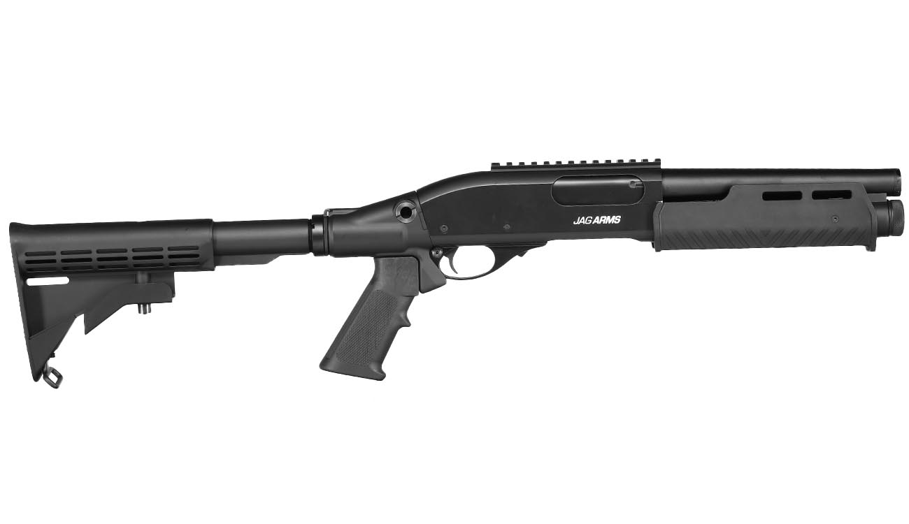 Jag Arms Scattergun Reaper TS Vollmetall Pump Action Gas Shotgun 6mm BB schwarz Bild 2