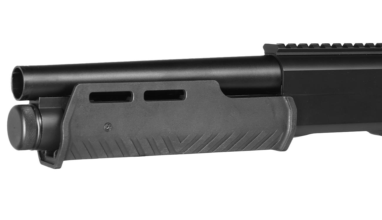 Jag Arms Scattergun Reaper TS Vollmetall Pump Action Gas Shotgun 6mm BB schwarz Bild 6