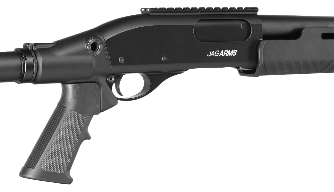 Jag Arms Scattergun Reaper TS Vollmetall Pump Action Gas Shotgun 6mm BB schwarz Bild 8