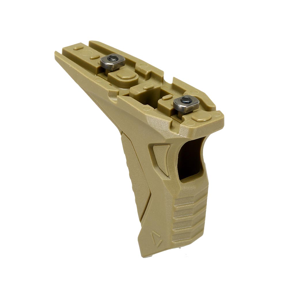 Strike Industries KeyMod / M-LOK Link Angled Hand Stop Polymer Frontgriff Flat Dark Earth Bild 1