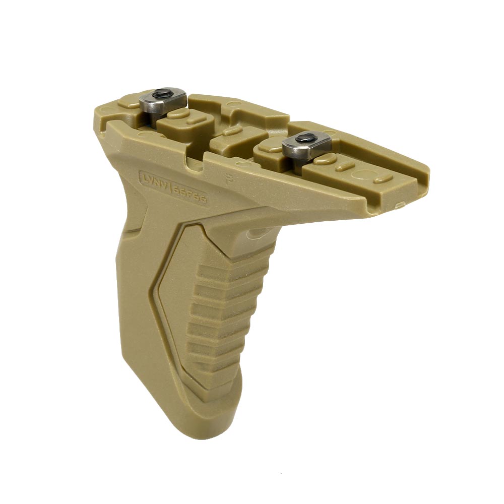 Strike Industries KeyMod / M-LOK Link Angled Hand Stop Polymer Frontgriff Flat Dark Earth Bild 3