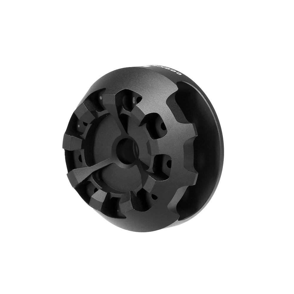MadBull / Strike Industries Cookie Cutter CNC Aluminium Compensator schwarz 14mm-