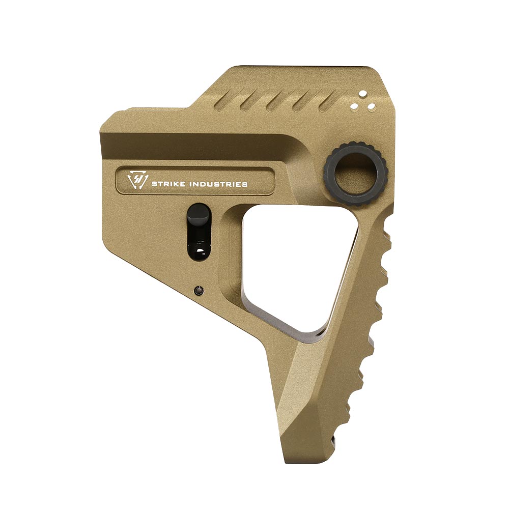 Strike Industries CNC Aluminium Micro Stock f. SI 7 Position Stock Tube Flat Dark Earth Bild 5