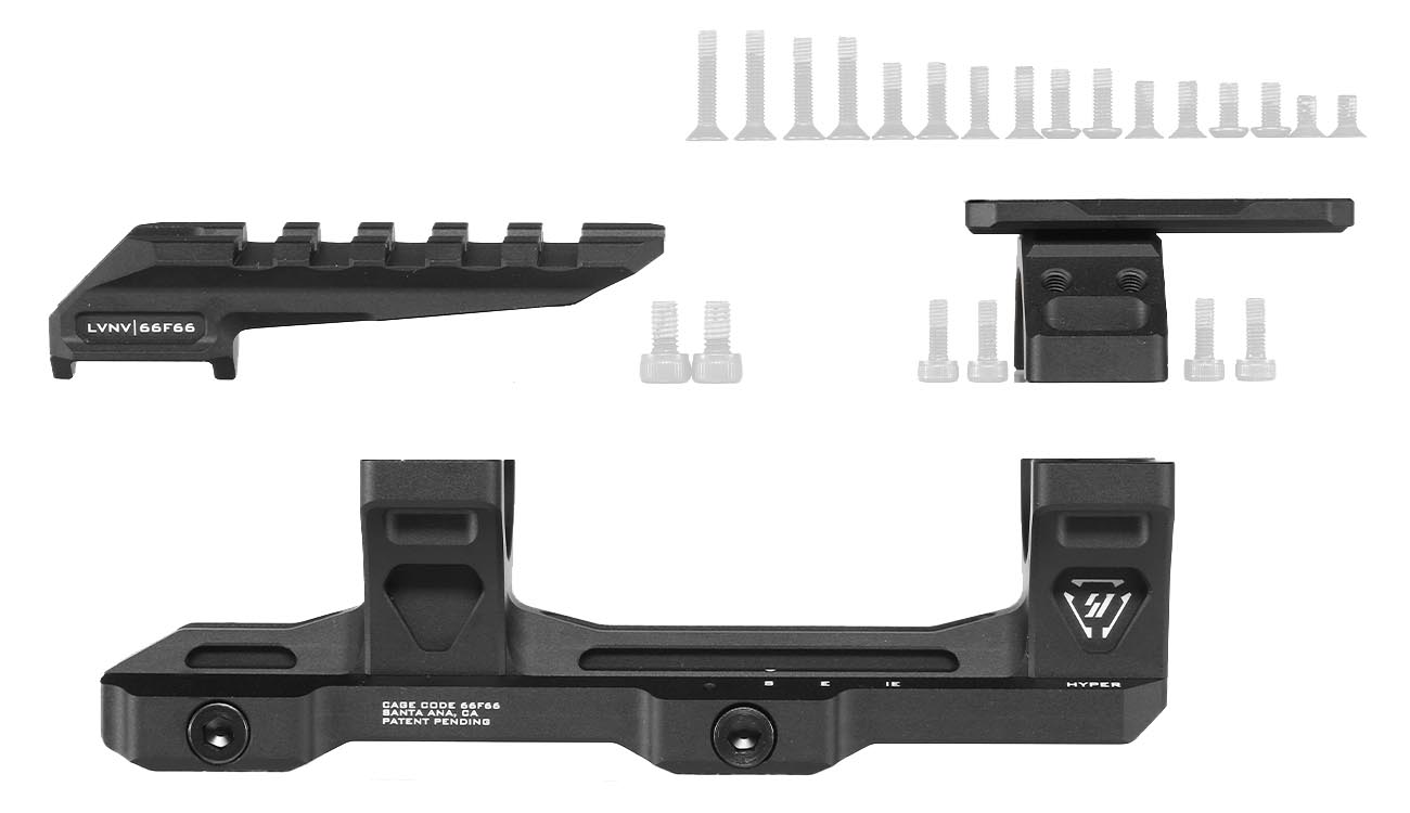 Strike Industries CNC 6061 Aluminium ASM Ring Cap Multi-Optic Mount System f. SI ASM Mount schwarz Bild 2