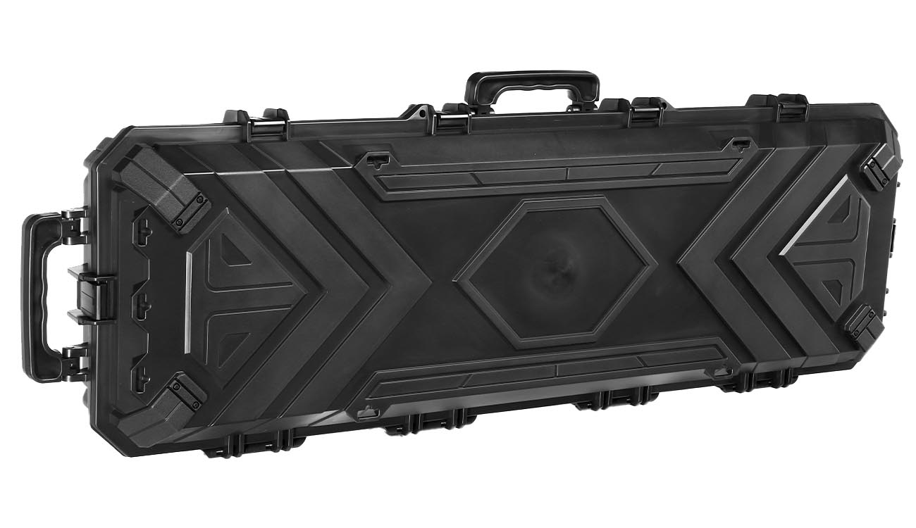 SRC Sniper Hard Case Waffenkoffer / Trolley 115 x 40 x 16 cm Waben-Schaumstoff schwarz Bild 1