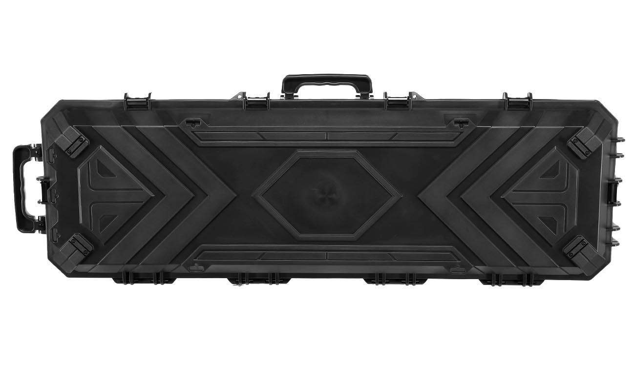 SRC Sniper Hard Case Waffenkoffer / Trolley 115 x 40 x 16 cm Waben-Schaumstoff schwarz Bild 2