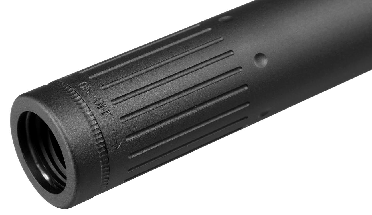 VFC MK17 Aluminium Silencer f. MK17 Flash-Hider schwarz Bild 7