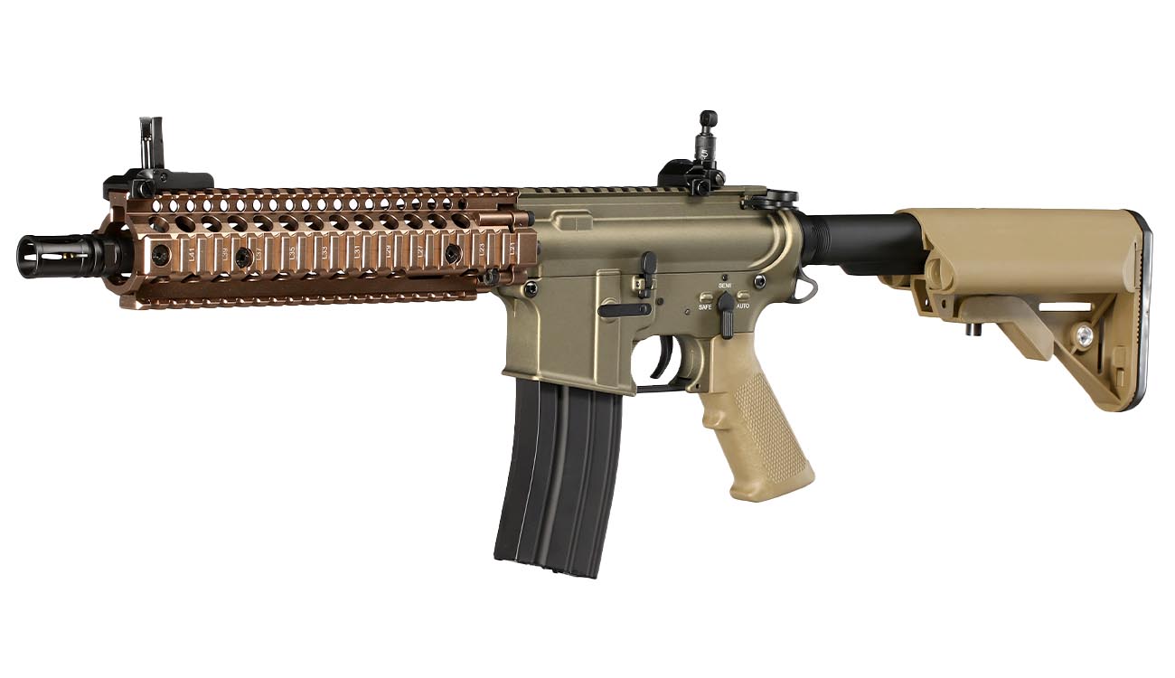 Double Bell MK18 MOD1 Professional Line Vollmetall S-AEG 6mm BB Bronze-Tan