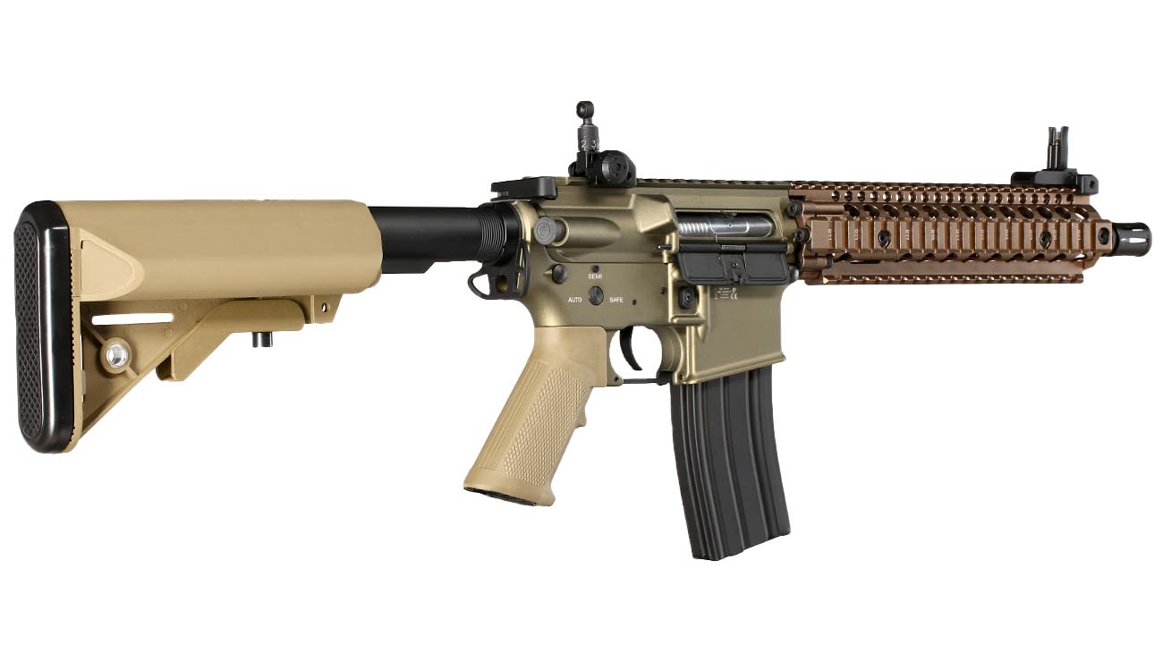 Double Bell MK18 MOD1 Professional Line Vollmetall S-AEG 6mm BB Bronze-Tan Bild 3