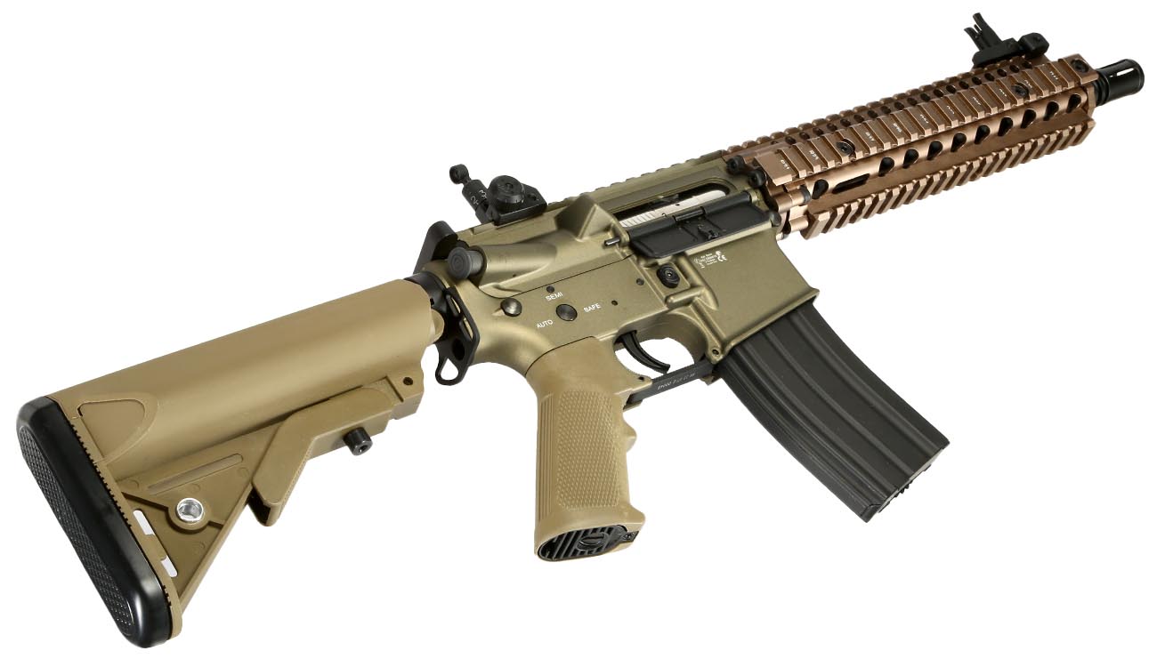 Double Bell MK18 MOD1 Professional Line Vollmetall S-AEG 6mm BB Bronze-Tan Bild 4