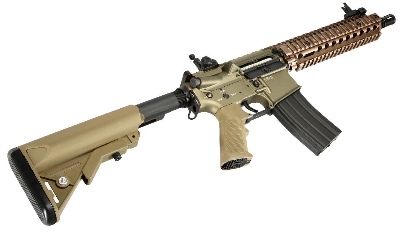 Double Bell MK18 MOD1 Professional Line Vollmetall S-AEG 6mm BB Bronze-Tan Bild 5