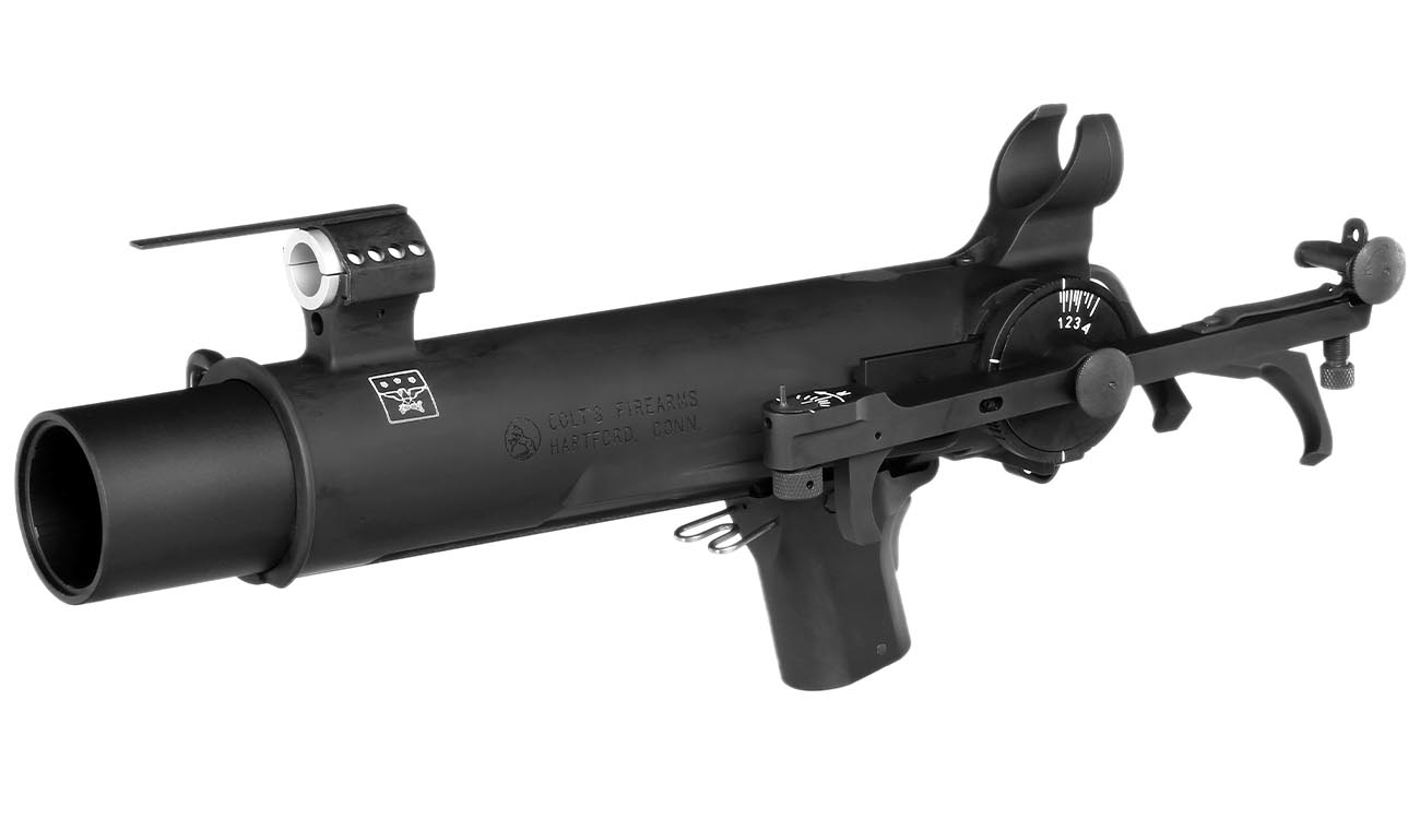 VFC Colt XM148 40mm Granatwerfer Vollmetall f. VFC XM177E2 / M16A1 GBB schwarz