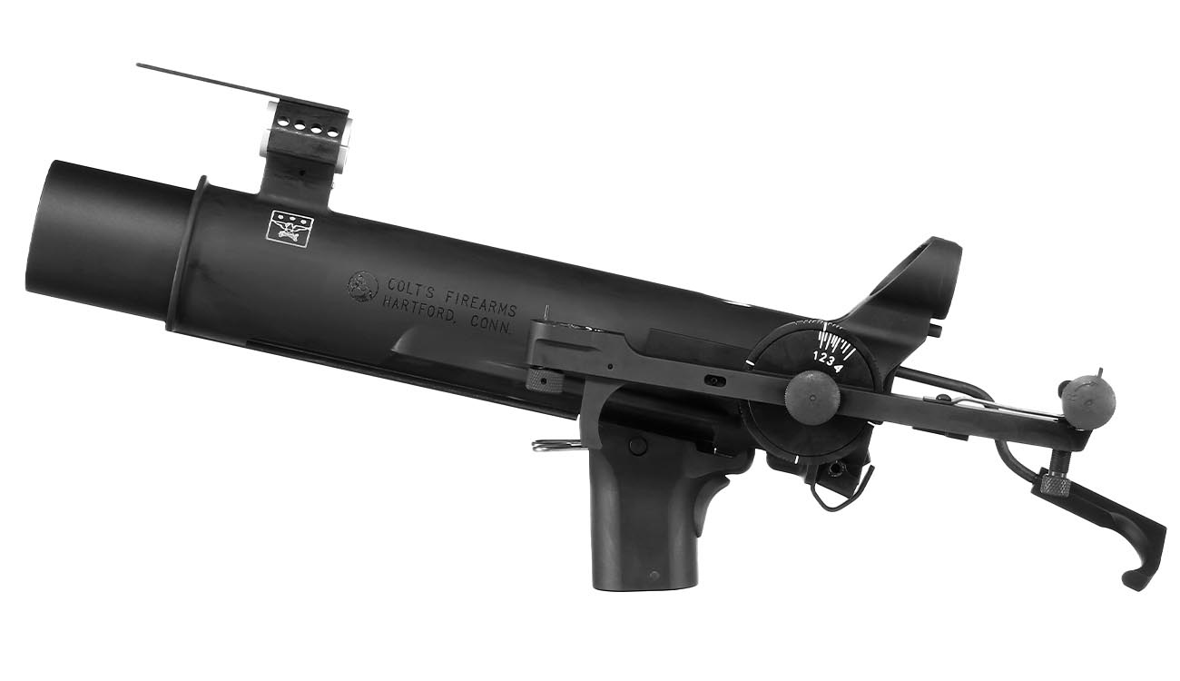 VFC Colt XM148 40mm Granatwerfer Vollmetall f. VFC XM177E2 / M16A1 GBB schwarz Bild 1