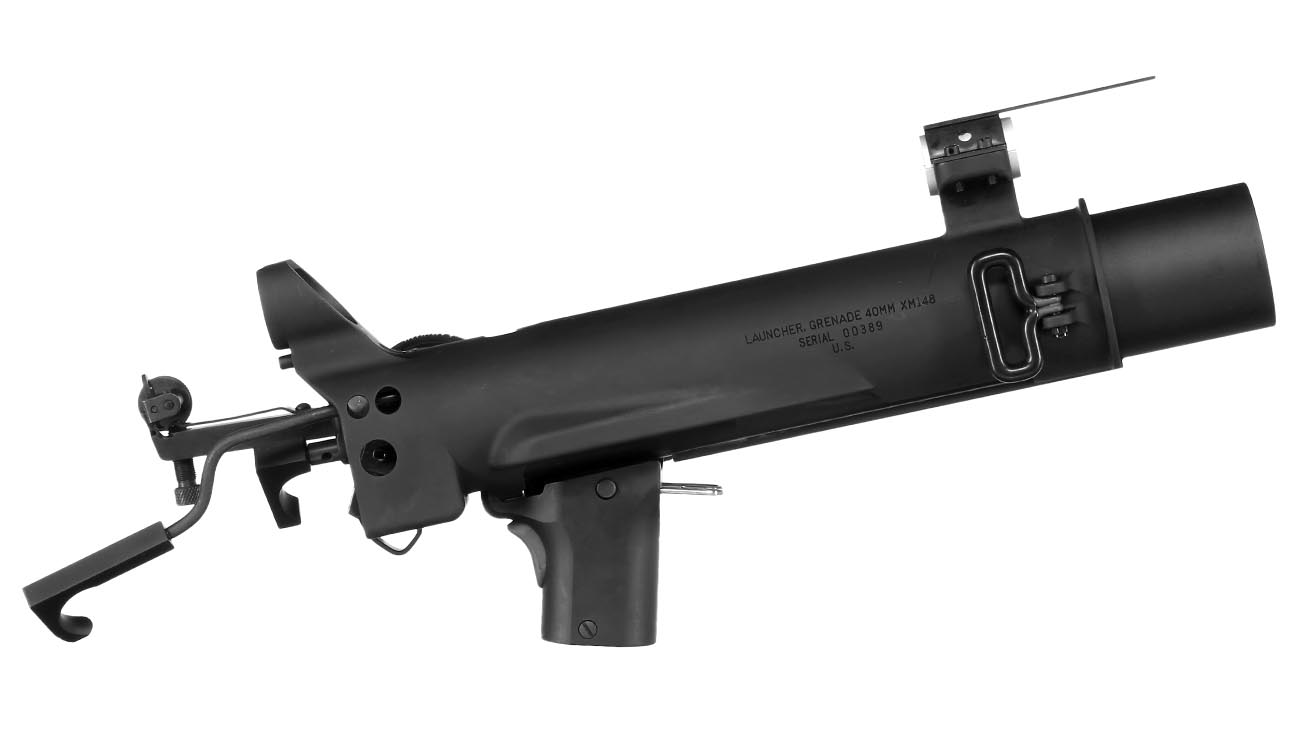 VFC Colt XM148 40mm Granatwerfer Vollmetall f. VFC XM177E2 / M16A1 GBB schwarz Bild 3