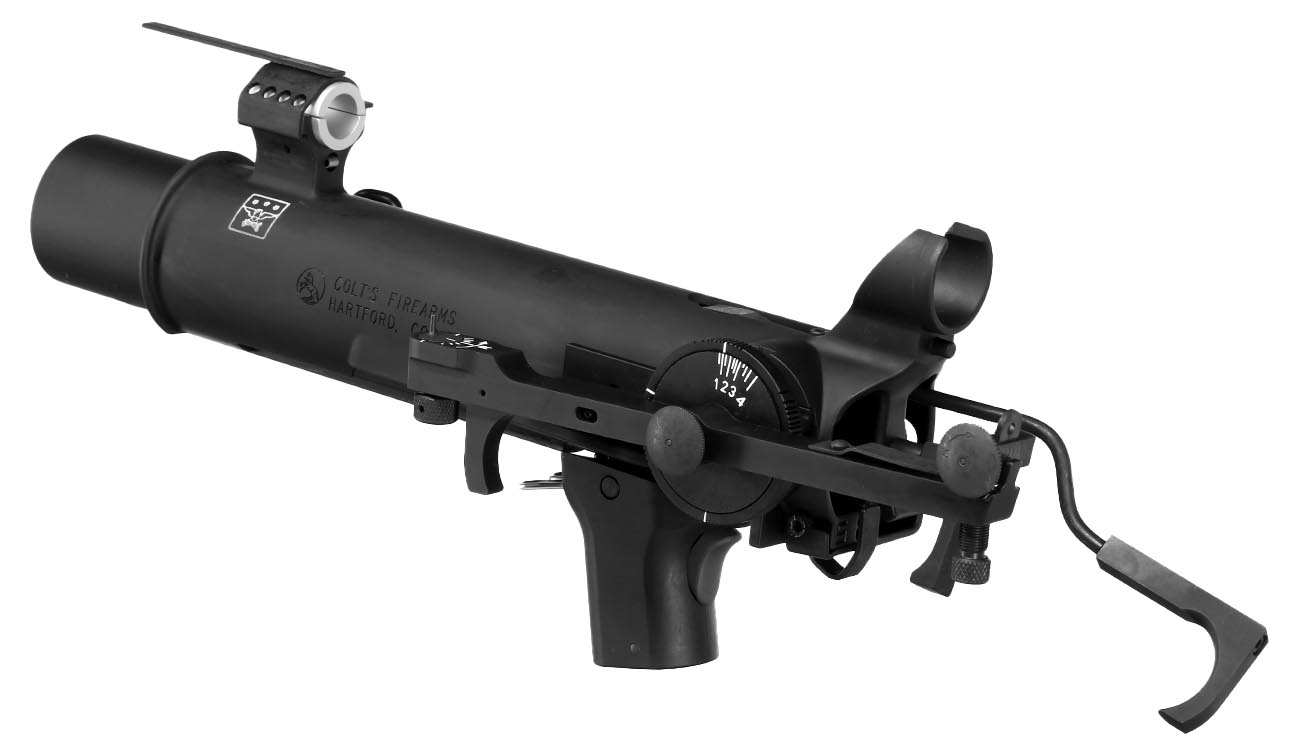 VFC Colt XM148 40mm Granatwerfer Vollmetall f. VFC XM177E2 / M16A1 GBB schwarz Bild 5