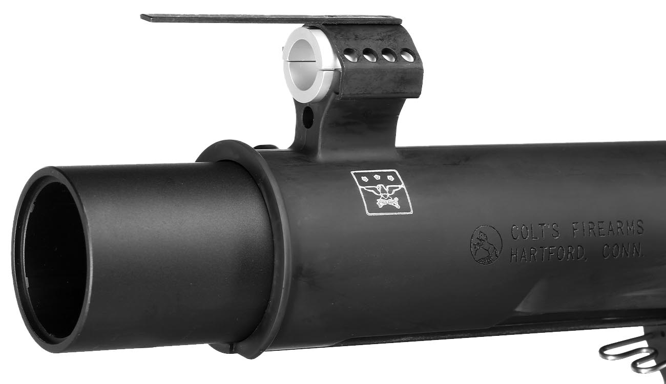 VFC Colt XM148 40mm Granatwerfer Vollmetall f. VFC XM177E2 / M16A1 GBB schwarz Bild 6