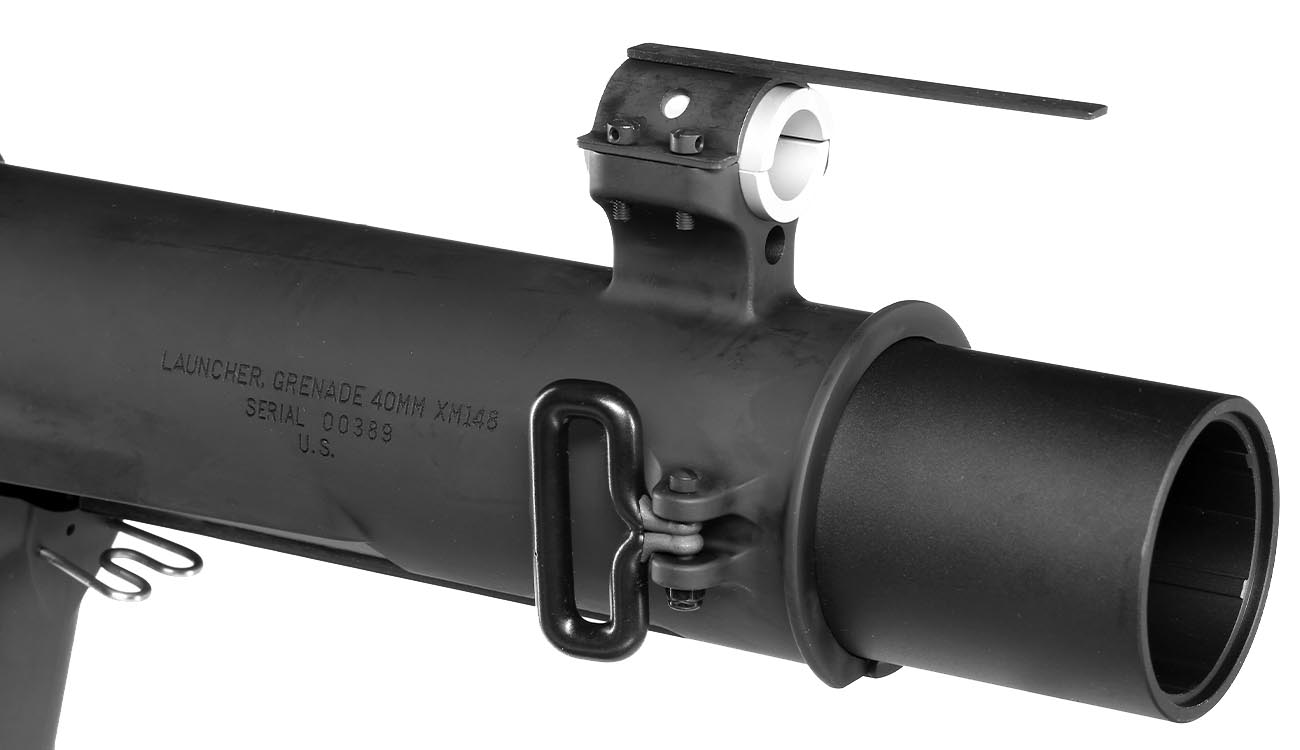 VFC Colt XM148 40mm Granatwerfer Vollmetall f. VFC XM177E2 / M16A1 GBB schwarz Bild 9