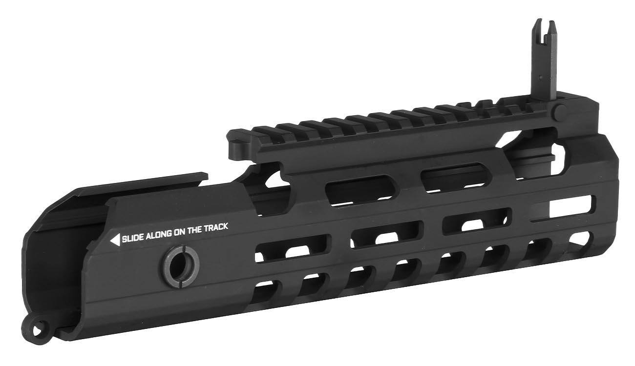 Ares Amoeba Aluminium Quick Change Handguard 228mm f. Mutant Gewehrserie schwarz Bild 2