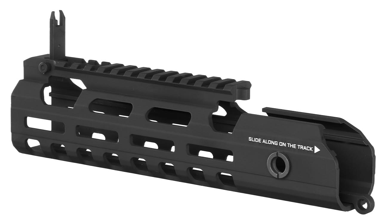 Ares Amoeba Aluminium Quick Change Handguard 228mm f. Mutant Gewehrserie schwarz Bild 3