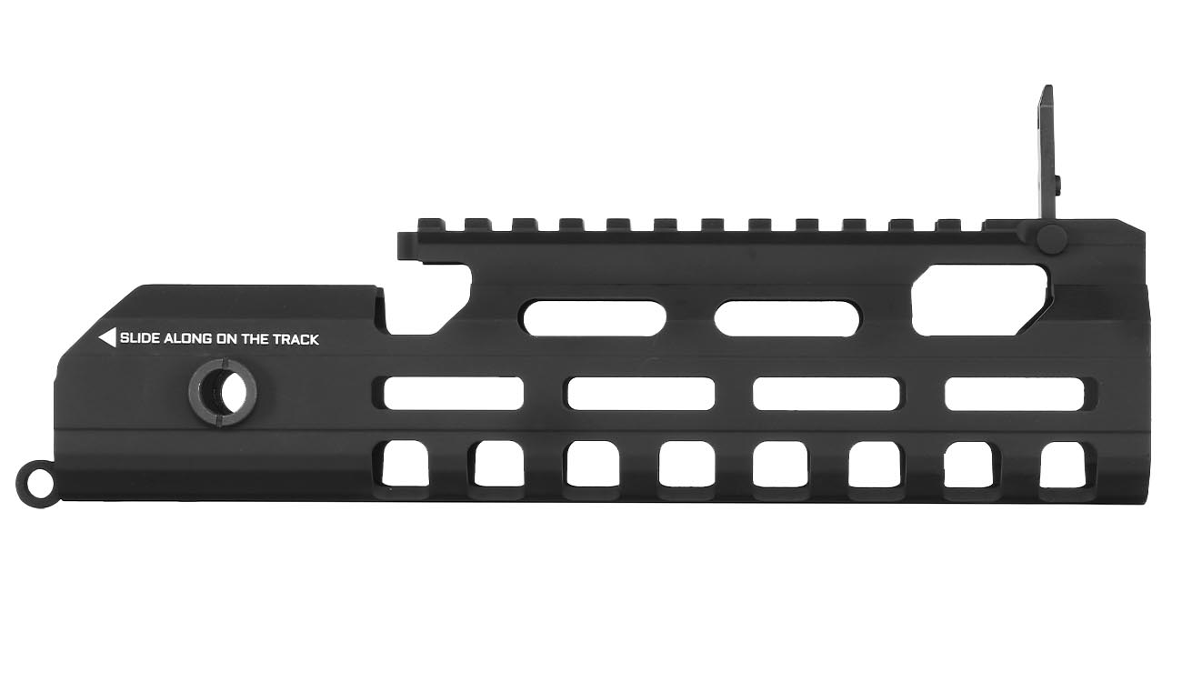 Ares Amoeba Aluminium Quick Change Handguard 228mm f. Mutant Gewehrserie schwarz Bild 5