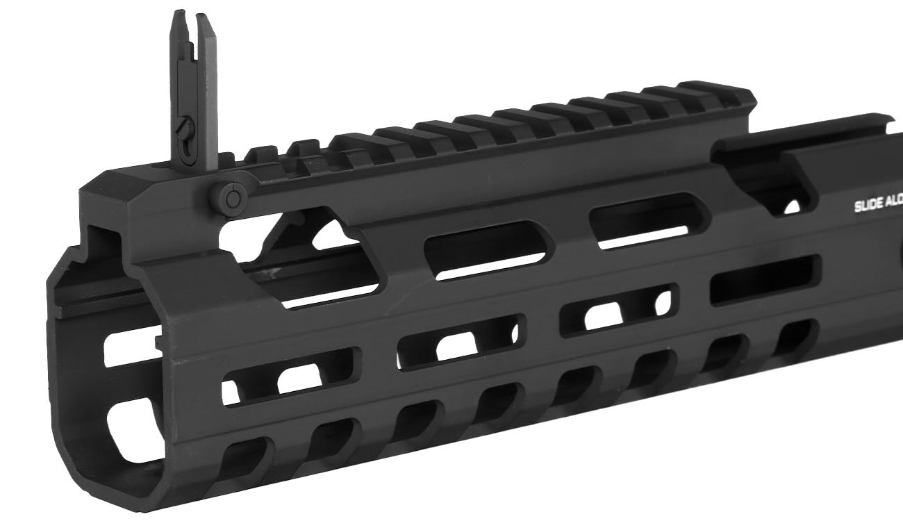 Ares Amoeba Aluminium Quick Change Handguard 228mm f. Mutant Gewehrserie schwarz Bild 6