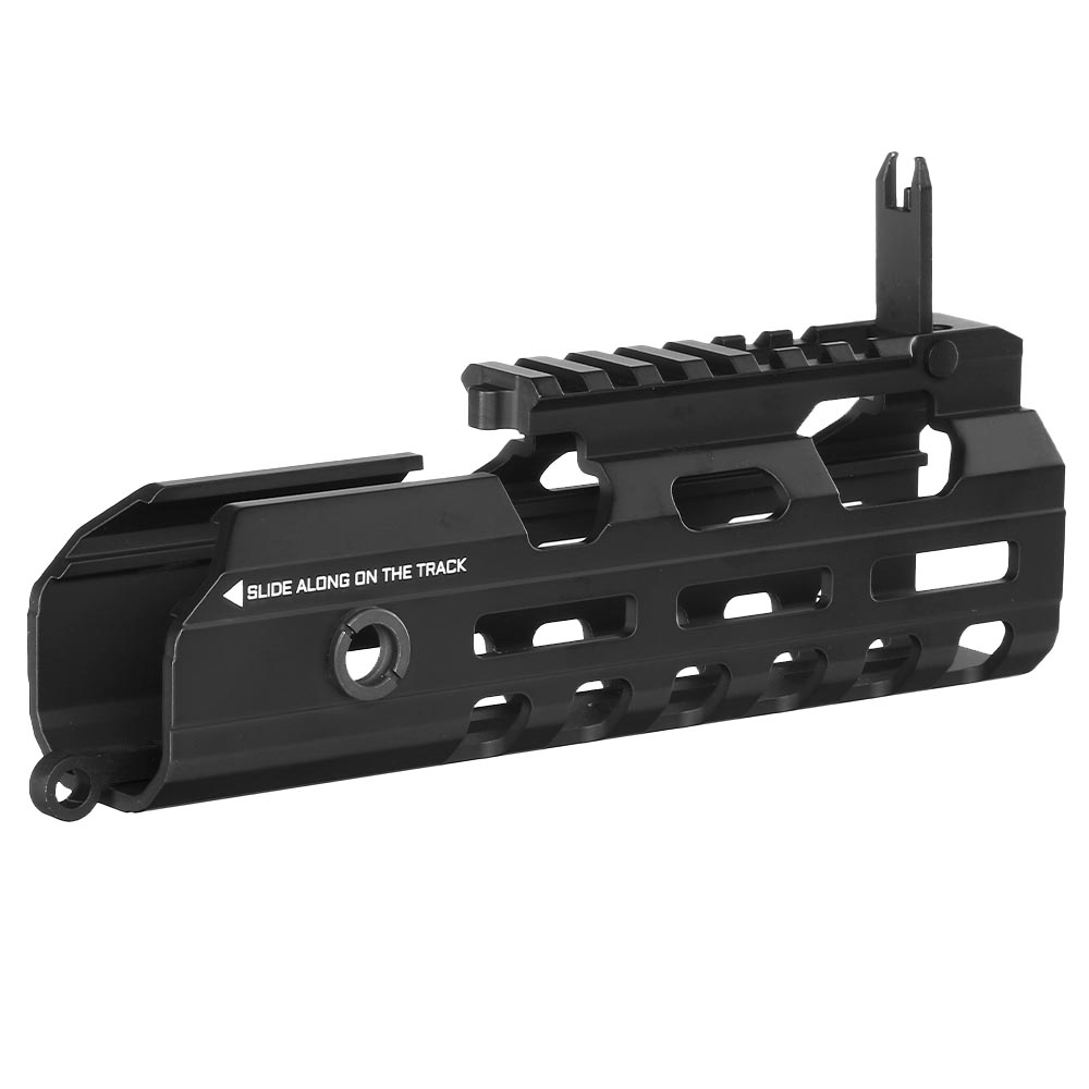 Ares Amoeba Aluminium Quick Change Handguard 177mm f. Mutant Gewehrserie schwarz Bild 2