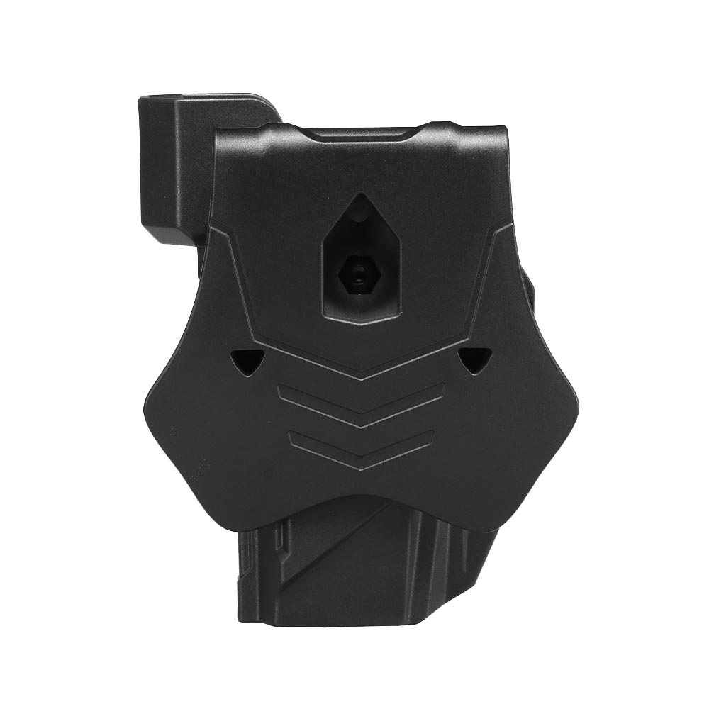 Amomax Tactical Holster Polymer Paddle fr Airsoft G-Modelle mit Red-Dot Zielgert Rechts schwarz Bild 4