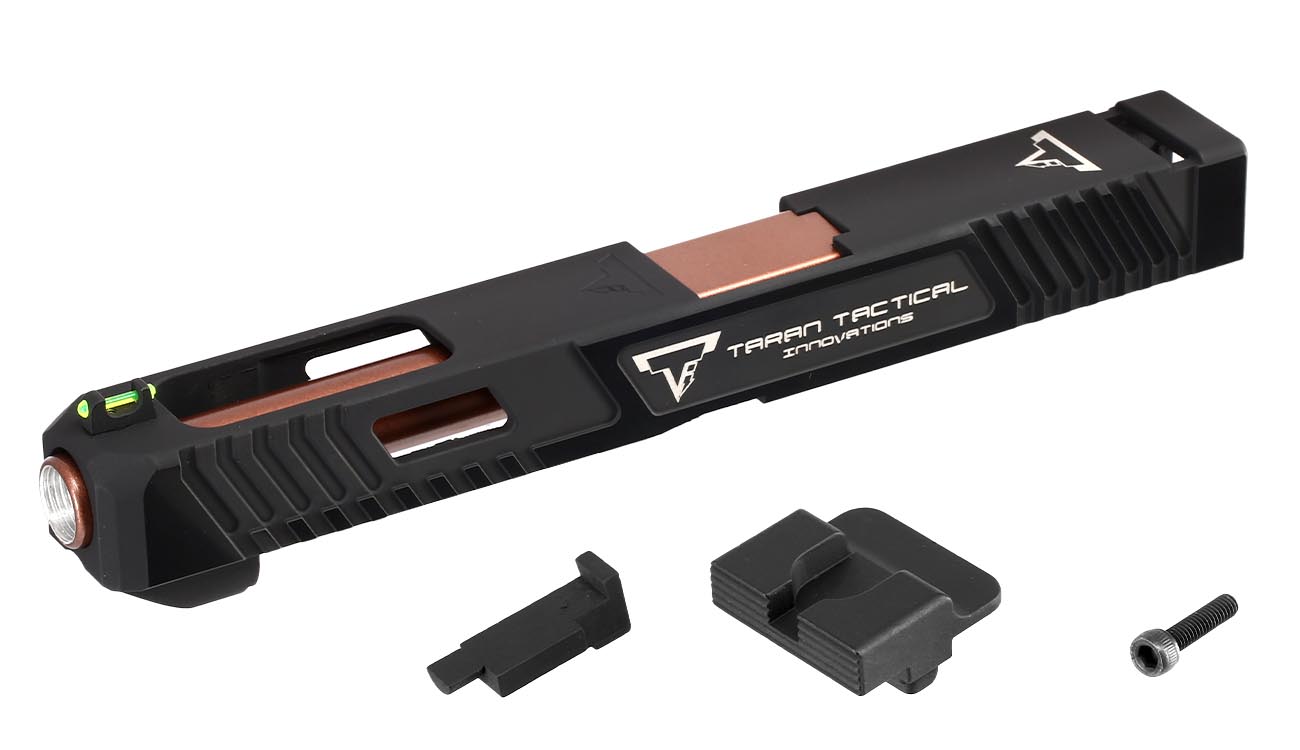 APS / EMG TTI Combat Master Aluminium Schlitten Set f. VFC Glock 17 Gen. 5 schwarz
