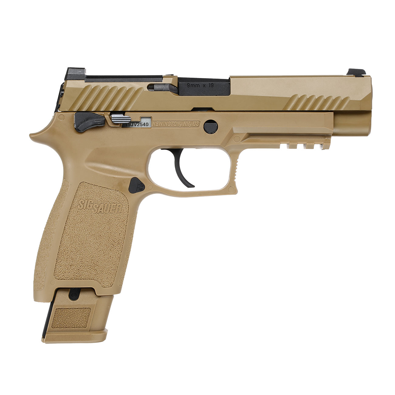 VFC Sig Sauer ProForce P320-M17 m. Metallschlitten CO2 BlowBack 6mm BB Coyote Tan Bild 1