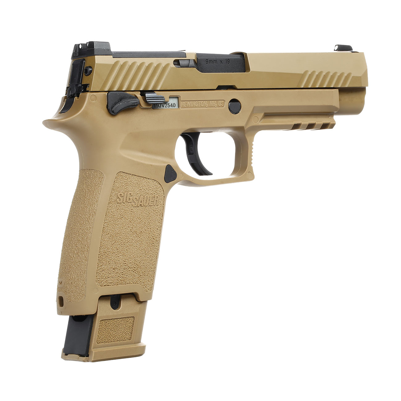 VFC Sig Sauer ProForce P320-M17 m. Metallschlitten CO2 BlowBack 6mm BB Coyote Tan Bild 4