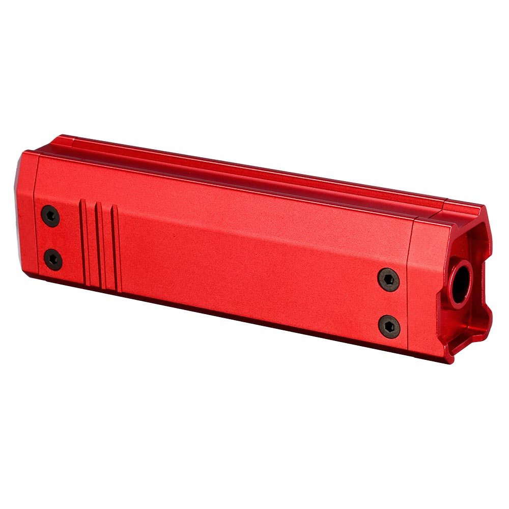 Action Army Silencer Aluminium Barrel Extension 130mm 14mm- f. AAP-01 / AAP-01C rot Bild 1