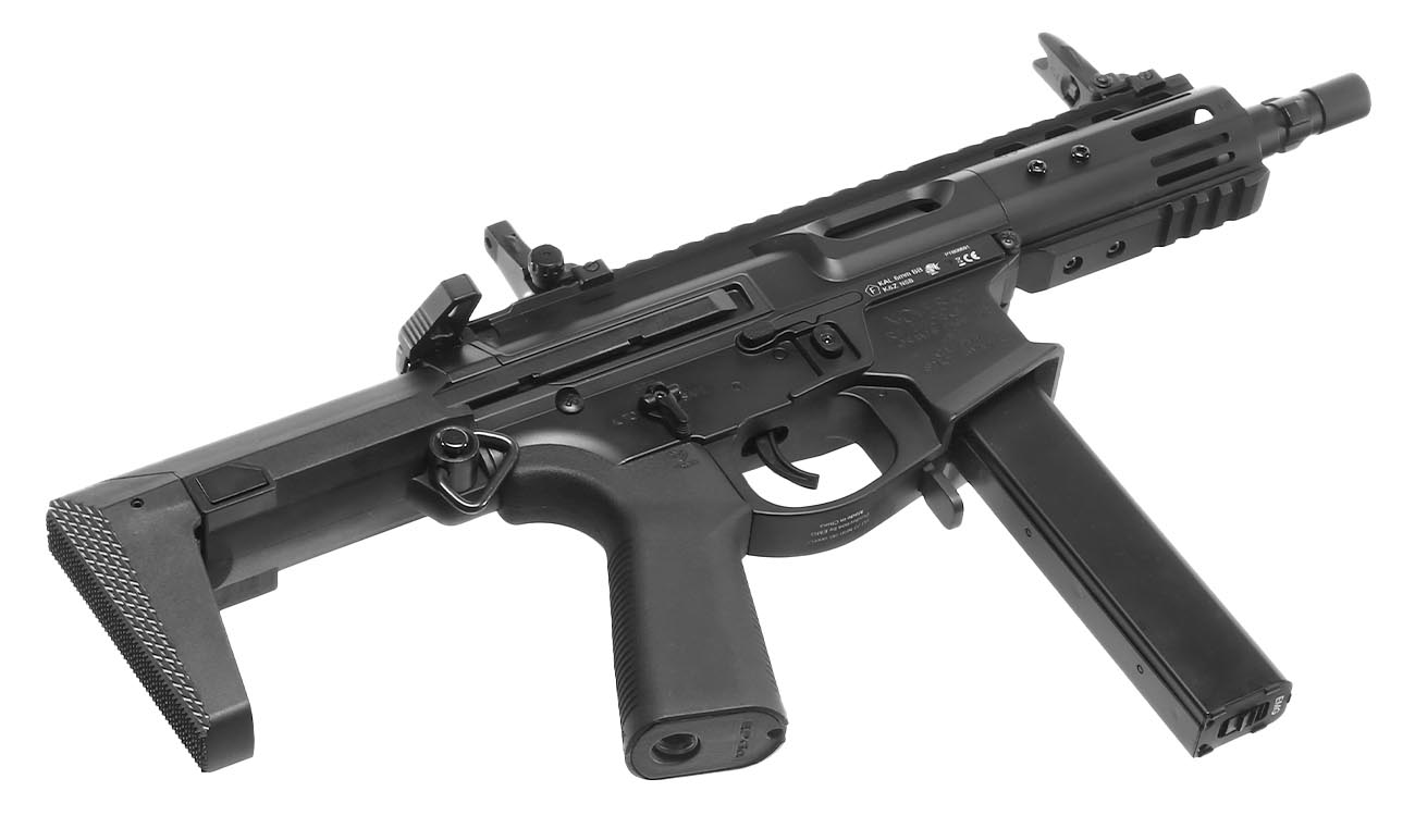 APS / EMG Noveske Space Baby 9mm Gen. 4 Edge II MosFet Vollmetall S-AEG 6mm BB schwarz Bild 4