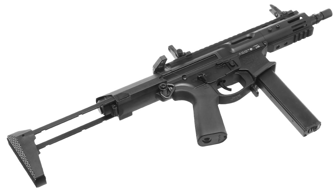 APS / EMG Noveske Space Baby 9mm Gen. 4 Edge II MosFet Vollmetall S-AEG 6mm BB schwarz Bild 5