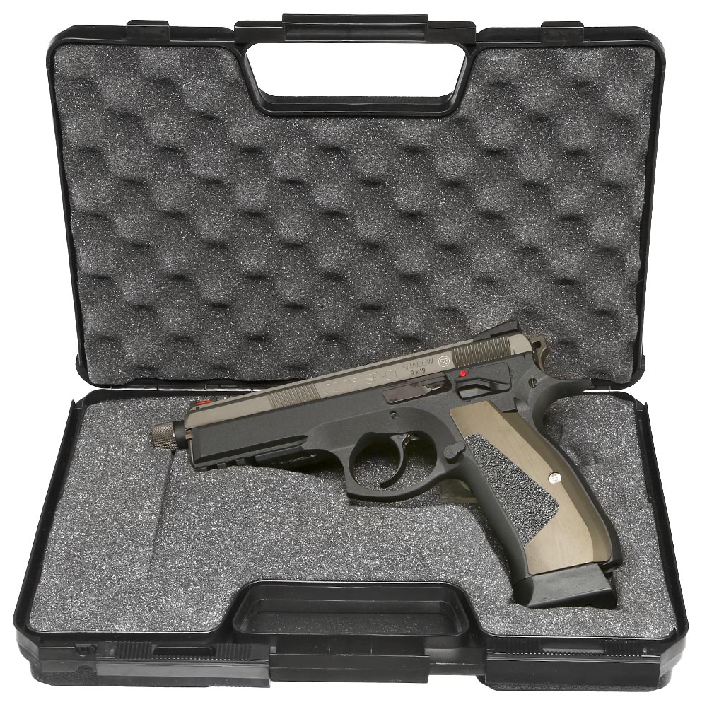 KJ Works CZ 75 SP-01 Shadow Vollmetall mit CNC Aluminiumschlitten CO2BB 6mm BB Bronze Special Edition Bild 9