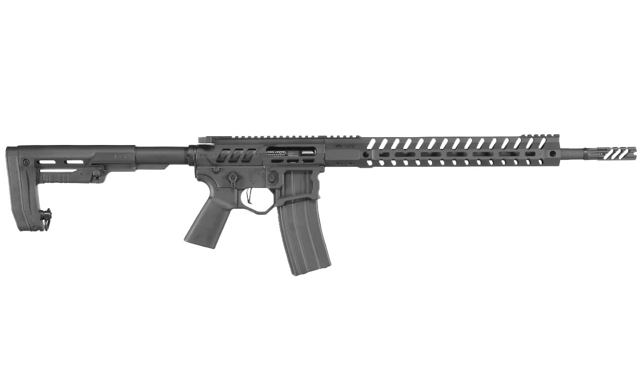 APS / EMG F-1 Firearms UDR-15 3G Demolition Ranch Vollmetall GBox CO2BB 6mm BB schwarz Bild 2