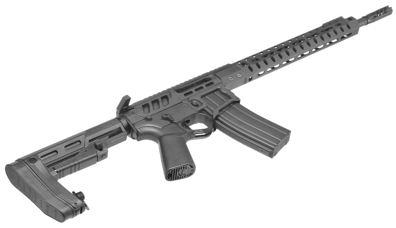 APS / EMG F-1 Firearms UDR-15 3G Demolition Ranch Vollmetall GBox CO2BB 6mm BB schwarz Bild 4