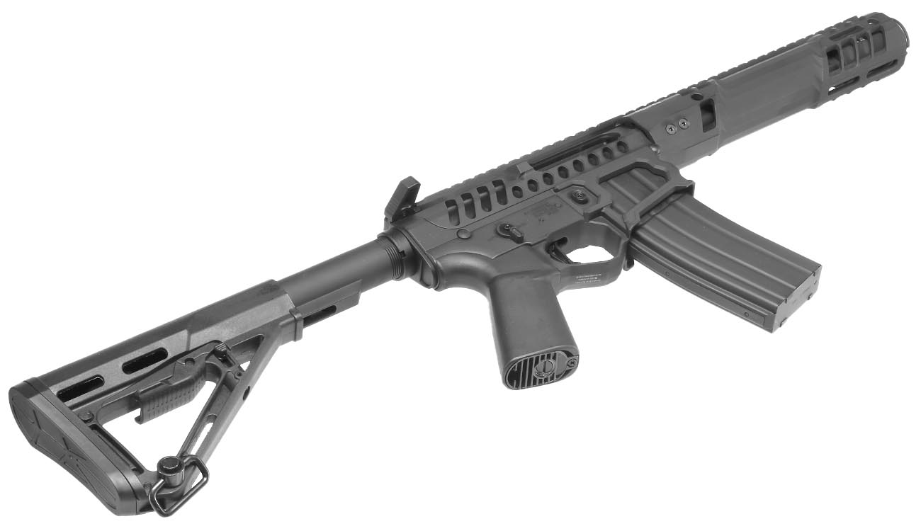 APS / EMG F-1 Firearms BDR-15 3G SBR Vollmetall GBox CO2BB 6mm BB schwarz Bild 5