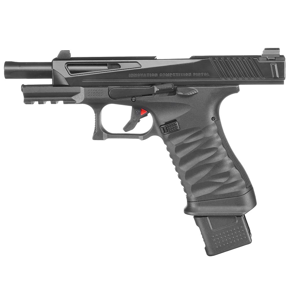 ICS BLE ICP Innovation Competition Pistol m. Metallschlitten GBB 6mm BB schwarz Bild 2