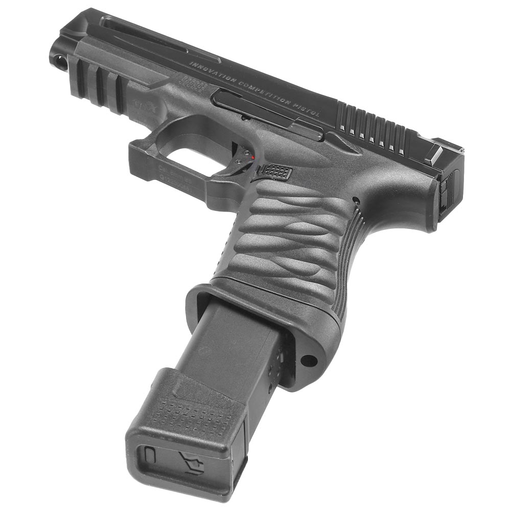 ICS BLE ICP Innovation Competition Pistol m. Metallschlitten GBB 6mm BB schwarz Bild 5