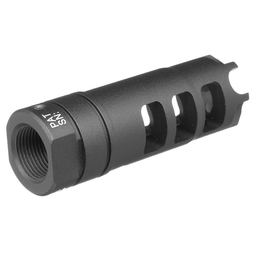 MadBull / Lantac Dragon Compensator Aluminium Muzzle Brake schwarz 14mm+ Bild 2