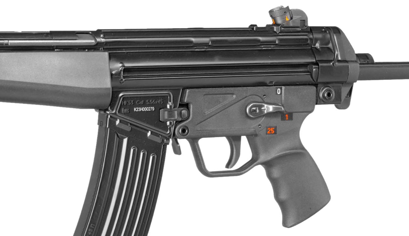 VFC Heckler & Koch HK53 A3 Vollmetall Gas-Blow-Back 6mm BB schwarz Bild 8