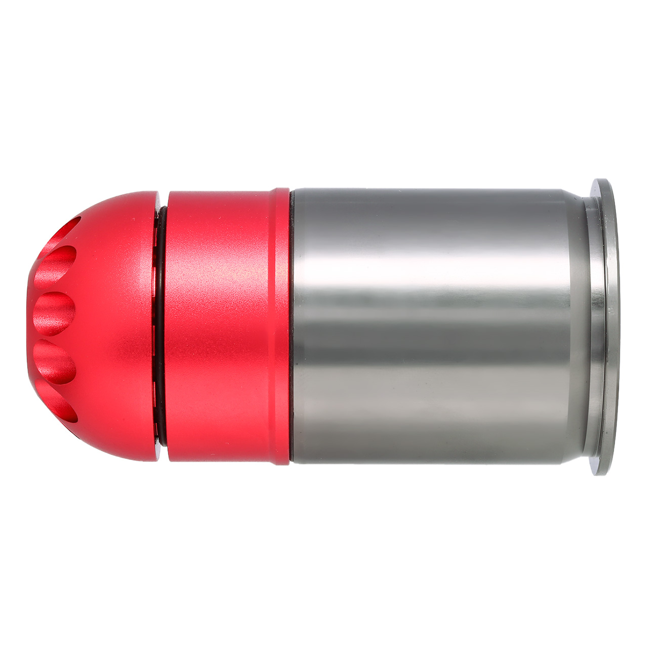 Nuprol 40mm Vollmetall Hlse / Einlegepatrone f. 72 6mm BBs rot - 3 Stck Bild 2