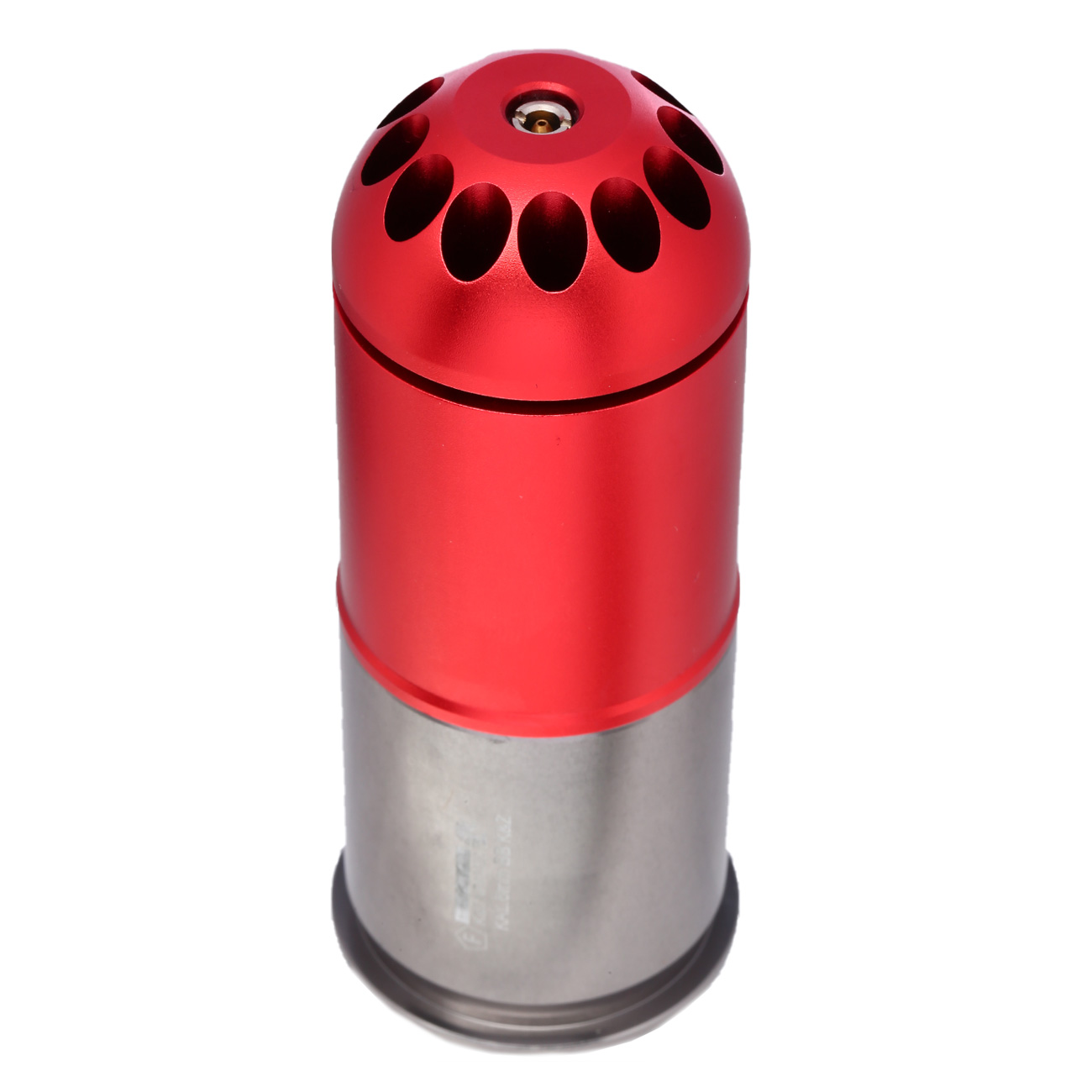 Nuprol 40mm Vollmetall Hlse / Einlegepatrone f. 120 6mm BBs rot - 3 Stck Bild 5