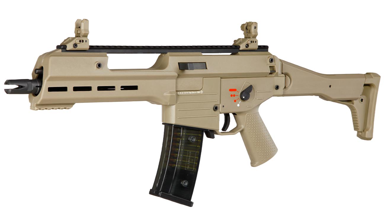 Ares / GSG G14 Carbine Polymergehuse EFC-System S-AEG 6mm BB Dark Earth