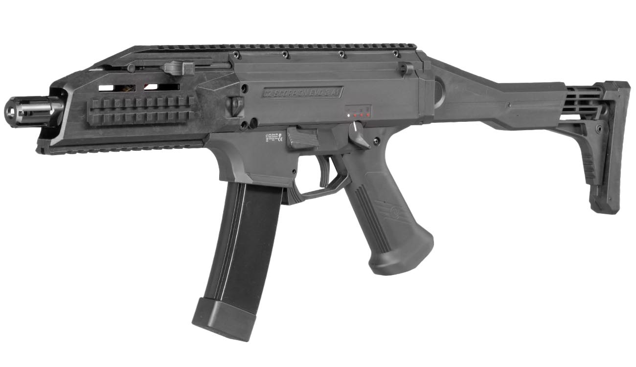 ASG CZ Scorpion EVO 3 - A1 Sub Machine Gun Leviathan ECU S-AEG 6mm BB schwarz - Ultimate Boost Edition