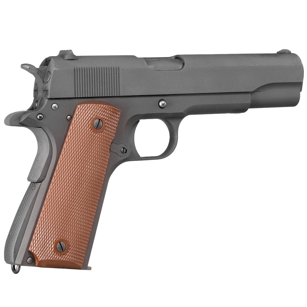 GBLS DAS M1911A1 Stahl Gas BlowBack 6mm BB grau Bild 4