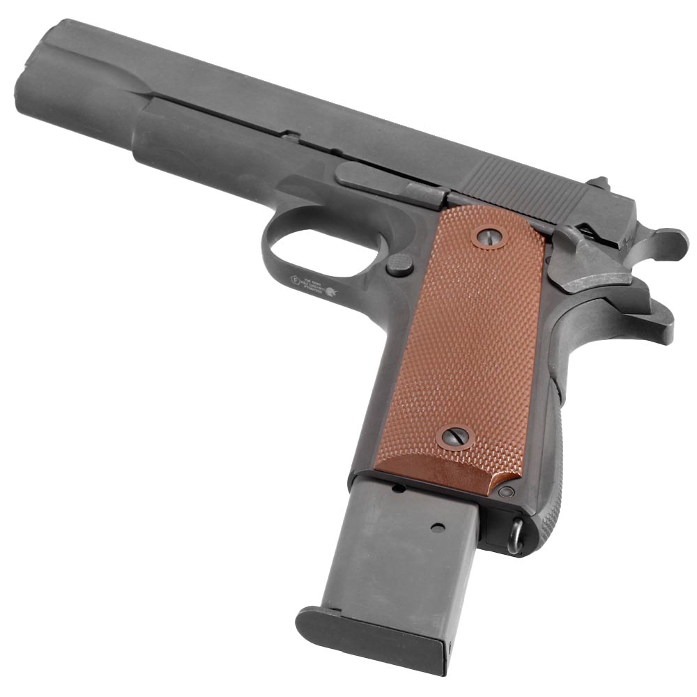 GBLS DAS M1911A1 Stahl Gas BlowBack 6mm BB grau Bild 5