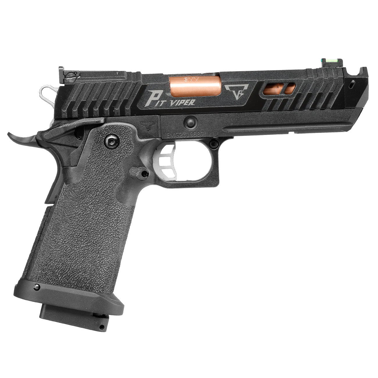 EMG TTI Innovations 2011 Pit Viper JW4 Vollmetall GBB 6mm BB schwarz Bild 3