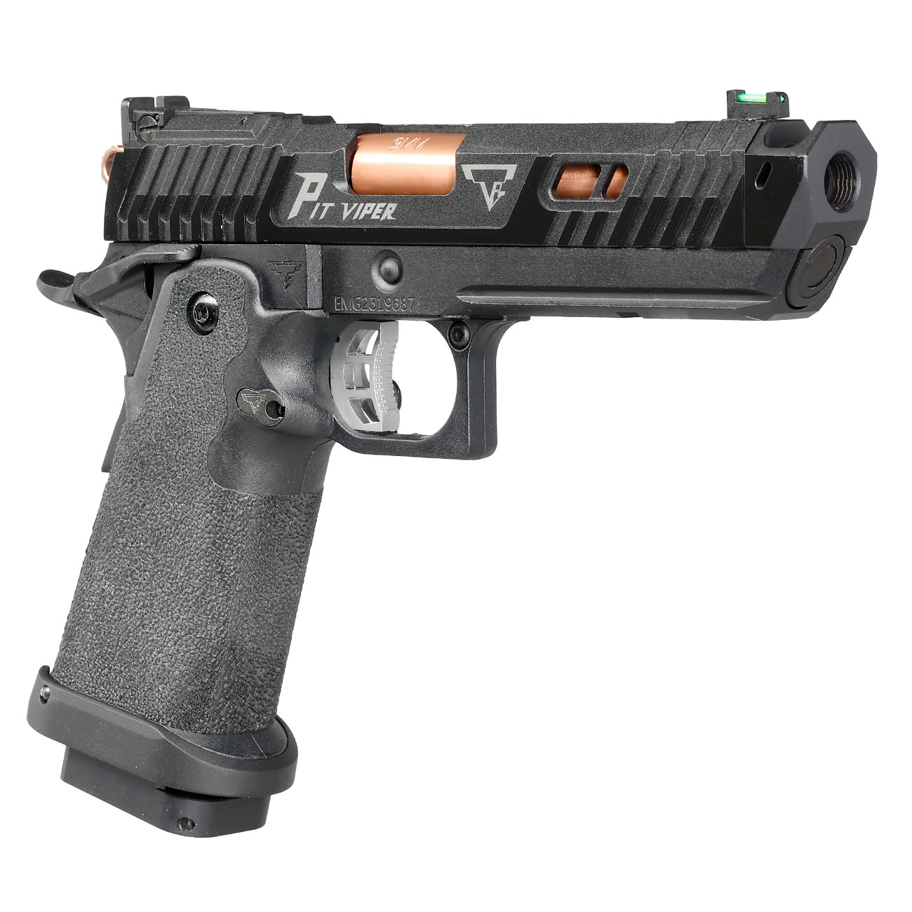 EMG TTI Innovations 2011 Pit Viper JW4 Vollmetall GBB 6mm BB schwarz Bild 7